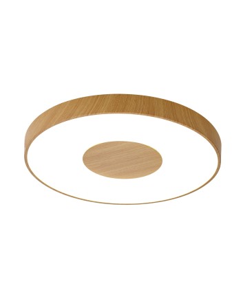 COIN * PLAFÓN REDONDO LED 100W - 2700-5000K - CON MANDO - MADERA